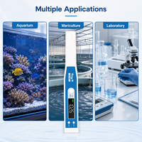 Medidor de Salinidad Digital Inteligente Anbachi con Recordatorio por Voz, Chip de Doble Núcleo para Pruebas de Agua en Acuarios Marinos y de Arrecife
