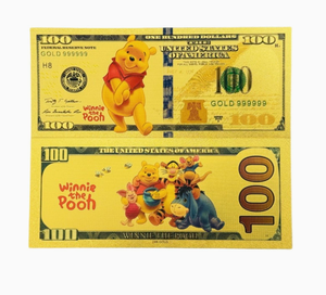 6 Banconote Colorate in Plastica con Lamina d'Oro a Tema Toy Story, Cartoni Animati Americani, per Regali di Natale e Festa Nazionale - Product Image 6