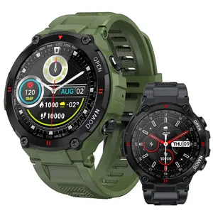 Montre connectée K22 à écran tactile, best-seller <span class=keywords><strong>Amazon</strong></span>, OEM ODM, bracelet de sport, appel, Realtek, batterie de grande capacité 400 mAh, montre intelligente - Product Image 1