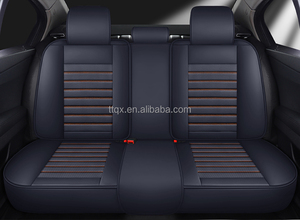 Fundas <span class=keywords><strong>de</strong></span> Asiento <span class=keywords><strong>de</strong></span> Coche Vitality Orange, Cuero Nappa Transpirable, Soporte Lumbar, Ajuste Universal para Todas las Estaciones, para Kia Forte 2018-2025 - Product Image 3