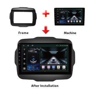 BAIDAYU Radio de Coche con Pantalla Táctil IPS de 9 Pulgadas, GPS Integrado, Cámara de Reversa, Android 13, 1 Año de Garantía, USB para <span class=keywords><strong>Jeep</strong></span> <span class=keywords><strong>Renegade</strong></span> 2016 - Product Image 6