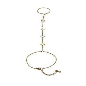 Pulsera de Acero Inoxidable Chapada en Oro, Innovadora, con Tarjeta Personalizada, Revestimiento Antioxidante, Regalo Navideño para Mujer, Color de Alta Fidelidad - Product Image 5