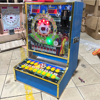 Kit d'équipement de jeu Mario Bonanza avec armoire en bois bleue, machine à monnayeur et accessoires PCB