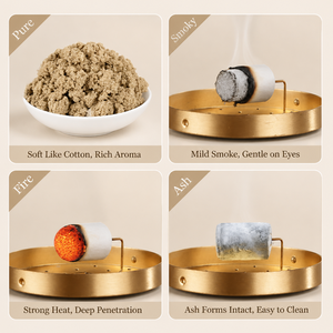 Colonne de Moxa d'Armoise Pure Vieillie Personnalisable pour Réchauffement des Méridiens et Soulagement des Douleurs Articulaires, Lombaires et des Épaules, Certifiée CE - Product Image 2