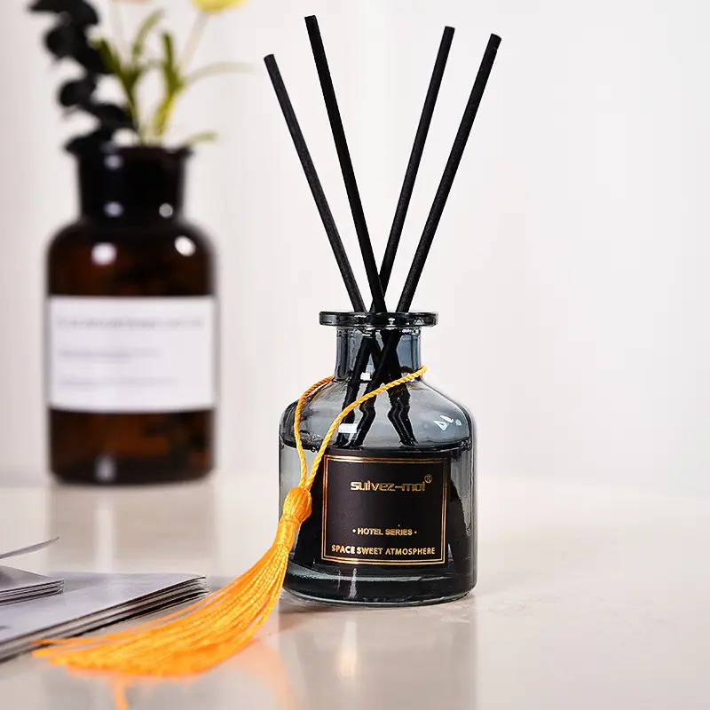 Parfum Aroma Reed Diffuser Minyak Esensial Grosir Botol Aromaterapi Penyegar Udara Rumah Mobil Hotel UNIK