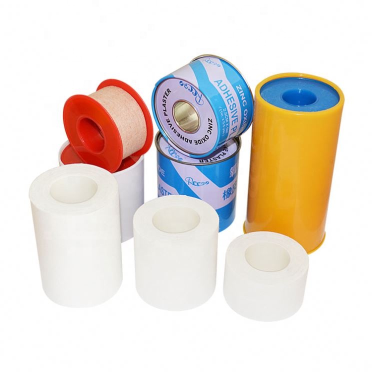 Manufacturer zinc oxide adhesive plaster white/skin color medical tape