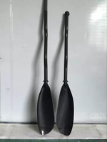Lame de pagaie en plastique et aluminium, en Fiber de carbone, 1 pièce, 3K, pour Kayak, rames, planche de surf, bateaux de pêche, usine, OEM