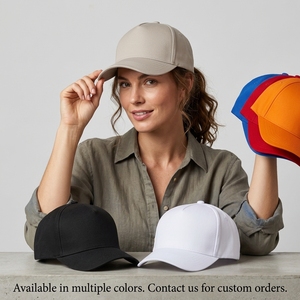 Gorras de Béisbol Negras Lisas con Bordado 3D Personalizado, Gorras con Visera Curva y Cierre a Presión para Hombre y Mujer - Product Image 1