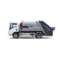 Camion compacteur à ordures EV 4x2 YUEJIN à vendre pour la collecte des déchets, camion à ordures compacteur EV