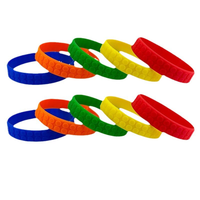Bracelet coloré en plastique fait main pour enfants, motif géométrique, fournitures de fête, design blocs de construction, cadeau