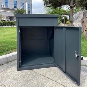 Fabricant de boîtes aux lettres en métal, boîte de livraison de colis avec tige hydraulique à gaz, boîte de dépôt de colis en métal, boîte aux lettres extérieure avec amortissement silencieux - Product Image 3