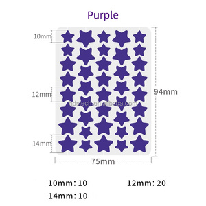 9 colori Toppe a forma di brufolo di stella da 40 punti con macchie di Acne idrocolloide all'olio dell'albero del tè - Product Image 4