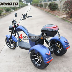 Triciclo de <span class=keywords><strong>Tres</strong></span> <span class=keywords><strong>Ruedas</strong></span> con Neumáticos Grandes, Triciclo para Adultos, <span class=keywords><strong>Citycoco</strong></span>, Scooter Eléctrico de 3 <span class=keywords><strong>Ruedas</strong></span>, 3000w, Certificado EEC - Product Image 2