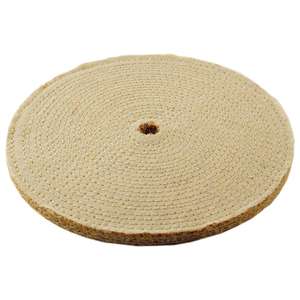 Rueda de Pulido Cosida de Sisal Tratado, Herramientas Abrasivas Medianas, para Afilar Cuchillos, Certificación OEM ISO9001, Larga Duración, Alto Rendimiento - Product Image 1