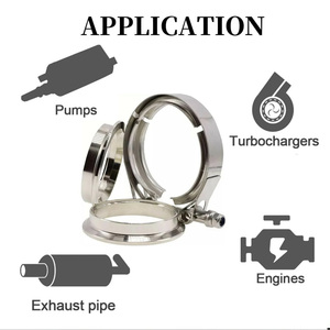304 knalpot baja tahan karat <span class=keywords><strong>Clamp</strong></span> pipa t-bolt <span class=keywords><strong>v</strong></span>-<span class=keywords><strong>band</strong></span> <span class=keywords><strong>Clamp</strong></span> dengan 2/2.25/2.36/2. 75/<span class=keywords><strong>5</strong></span>/2. 3/3.25/3 Inch Flange - Product Image 2
