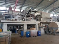 Machine industrielle de fabrication de papier toilette en pâte de bois de 2400 mm - Ligne de production automatique de papier absorbant à grande vitesse