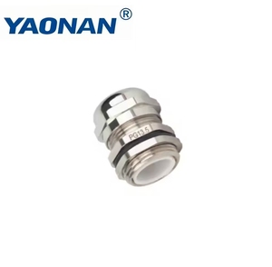 Prensaestopas a prueba de agua para cables eléctricos, construcción de latón niquelado, tamaño métrico M36/M36x15 diseñado para entrada de cables herméticos - Product Image 2