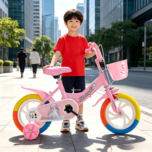 Vélo pour enfants léger et sûr, design coloré pour filles de 2 à 5 <span class=keywords><strong>ans</strong></span>, 12 pouces, uniquement pour les entreprises B2B - Product Image 4