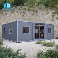 Vente d'usine Villa préfabriquée Casas modulaire 20 pieds 40 pieds Cabine d'hôtel mobile Maisons conteneurs détachables avec 2 3 chambres à coucher