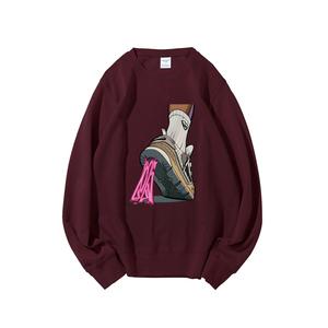 Sudadera de Manga Larga con Estampado de <span class=keywords><strong>Zapatillas</strong></span>, Estilo Holgado y Moderno para Exteriores, Venta al por Mayor Directa de Fábrica, Éxito de Ventas 2025 - Product Image 3