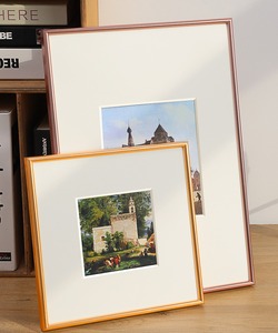 A3 A2 A4 trang trí kim loại khung ảnh hẹp cạnh tường treo hình ảnh 50x70 21x30 40x60 Chải bề mặt nhôm đúc - Product Image 4