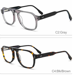 Monturas de Gafas de Acetato, Monturas de Gafas Retro, Montura Gruesa, Diseño que se Ajusta al Rostro, Montura Antideslizante para Unisex - Product Image 3