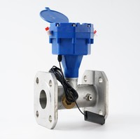 Compteur d'eau ultrasonique NB-IoT en acier inoxydable à bride DN50, LoRaWAN Mbus RS485, pour débits industriels en vrac