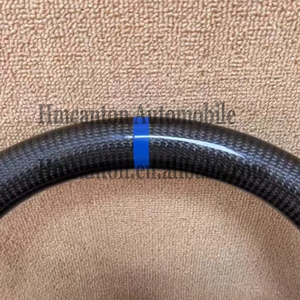 Volante de cuero perforado de carbono de bajo <span class=keywords><strong>precio</strong></span> al por mayor para Volkswagen Golf7 Golf6 Jetta Troc volante universal - Product Image 5