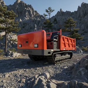 Spedizione Gratuita, Veicolo Cingolato Agricolo CE EPA da 4-5 Tonnellate, Dumper Cingolato per Trasporto Carichi su Tutti i Terreni - Product Image 1