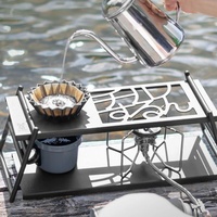 ENJOY Factory ODM OEM Aluminium Camping Coffee Accessories Outdoor Verser Over and Chill Set