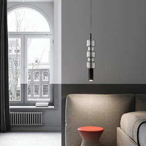 Colonne d'art abat-jour en verre <span class=keywords><strong>bricolage</strong></span> <span class=keywords><strong>lustre</strong></span> en forme de <span class=keywords><strong>bambou</strong></span> - Product Image 4