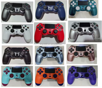 Manette sans fil Bluetooth PS-4 avec barre lumineuse, double vibration, gyroscope, fonction complète, compatible PS4, PC et mobile, pour une expérience de jeu intelligente.