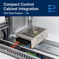 Alimentation électrique à double sortie série D-30 30W 5V 12V 5V 24V AC-DC SMPS pour instrumentation de contrôle industriel