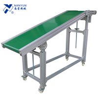 NY-866A Food Grade Industriële Pvc Transportband Systeem Voor Groenten Fruit Golfkarton Fles Productielijn