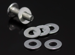 Rondelle bằng thép không gỉ 304, tiêu chuẩn DIN125A GB97, cỡ M8 M14 M24, mạ kẽm trơn, màu bạc - Product Image 3