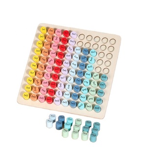 Jouet mathématique en bois Offre Spéciale <span class=keywords><strong>Table</strong></span> <span class=keywords><strong>de</strong></span> <span class=keywords><strong>multiplication</strong></span> jeu <span class=keywords><strong>de</strong></span> société enfants Montessori jouets comptage aides pédagogiques jouets d'apprentissage - Product Image 1