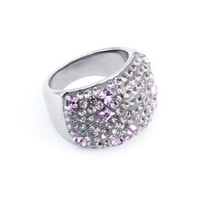 Bagues de mode en gros, bagues de fiançailles pour couples, bijoux cadeaux, accessoires de bagues en acier inoxydable - Product Image 2