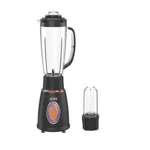 Mixer Blender listrik komersial 2-in-1 960W, mesin dapur rumah tugas berat dengan tombol tekan untuk jus buah segar