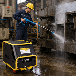 Hidrolavadora Industrial de Agua Caliente, Limpiadora a Vapor Móvil, Máquina Eléctrica para Lavar Autos - Product Image 6
