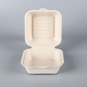 Benutzer definiertes Logo gedruckt Einweg abbaubares Geschirr Robuste wasserdichte Lebensmittel verpackung Schließfach für Sushi umwelt freundlich - Product Image 5