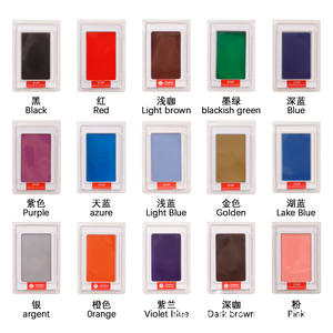 Tampon encreur rectangulaire moderne <span class=keywords><strong>et</strong></span> écologique pour empreintes de pattes de chat <span class=keywords><strong>et</strong></span> de chien, idéal pour la première <span class=keywords><strong>empreinte</strong></span> de main/pied de bébé, sans lavage nécessaire - Product Image 5