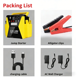 Arrancador de Baterías de Alta Resistencia de 12/24 Voltios <span class=keywords><strong>con</strong></span> Estación de Energía Portátil, Arrancador de Emergencia para Automóvil, Camioneta, SUV, Kit de Emergencia - Product Image 5