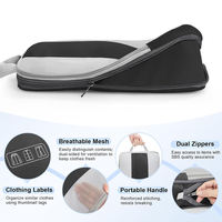 Ensemble de 10 cubes de compression à fermeture éclair personnalisés pour la mode, sacs organisateurs de bagages extensibles et imperméables pour le voyage, marque privée