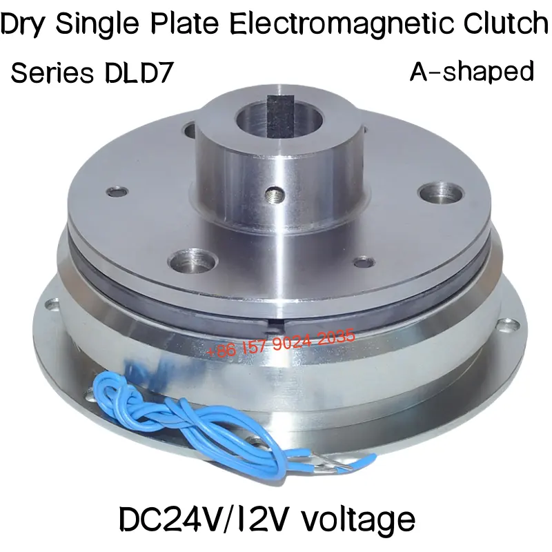 Hızlı tepki JIEYUAN üretim DDL7 serisi monolitik elektromanyetik debriyaj yüksek kalite DC24V/12V endüstriyel manşonlar
