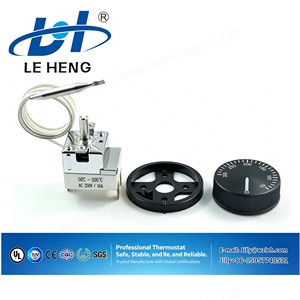WHD-80FA 80 Degrees Capillary Thermostat for Washing Machine Fryer Temperature Controller Soil Moisture <strong>Sensors</strong> Heater <strong>Switch</strong> - Product Image 3
