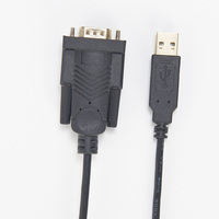 Cable adaptador convertidor de serie macho, USB a DB9 RS232