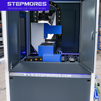 Machine de découpe à refroidissement par eau 6060, machine de découpe laser CNC pour métal, machine de découpe laser à fibre 1500w, contrôleur Bwt Raycus Au3tech