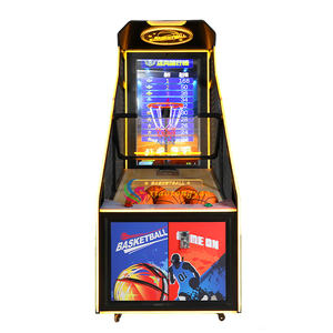 Machine de jeu de tir de basket-ball interactive en anglais avec cabinet métallique 110V/220V 450W pour centres de divertissement - Product Image 3