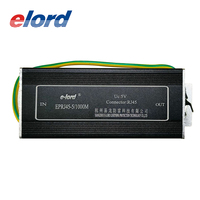 Parafoudre Ethernet Gigabit EPRJ45-5/1000M RJ45 à transmission haute vitesse, boîtier en aluminium, protection de signal