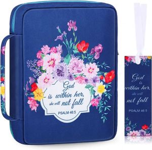 Sac de transport pour Bible pour femme, fabriqué par une usine certifiée BSCI : Étui pour Bible de grande taille avec poignée robuste - Product Image 2